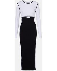 Jean Paul Gaultier - Logo Cotton-Blend Jersey Maxi Dress - Lyst