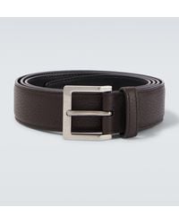 Saint Laurent - Vadim Leather Belt - Lyst