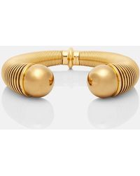 Alaïa - Spiral Embellished Bracelet - Lyst