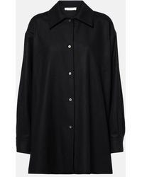 The Row - Komako Wool And Cashmere Shirt - Lyst