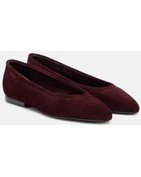 Loro Piana - Primula Suede Ballet Flats - Lyst