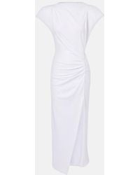 Isabel Marant - Nadela Gathered Cotton Jersey Maxi Dress - Lyst