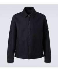Stone Island - Veste Ghost En Laine Melangee - Lyst