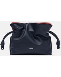 Loewe - Flamenco Mini Layered Leather Clutch - Lyst