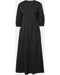 Max Mara - Clea Cotton-Blend Poplin Midi Dress - Lyst