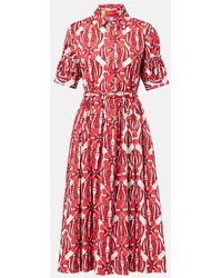 La DoubleJ - Libertine Printed Cotton Shirt Dress - Lyst