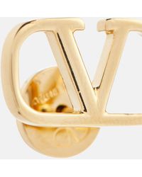 Valentino Vlogo Stud Earrings - Metallic