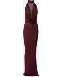 AYA MUSE - Draped Halterneck Gown - Lyst