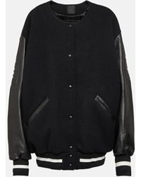 Givenchy - Oversized Wool-blend Varsity Jacket - Lyst