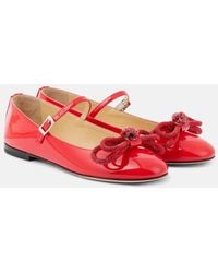 Mach & Mach - Bailarinas Mary Jane De Charol Con Lazo - Lyst