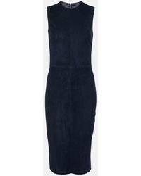 Stouls - Midikleid Eva Aus Veloursleder - Lyst