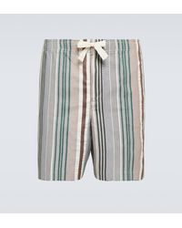 Orlebar Brown - Alex Striped Cotton Shorts - Lyst