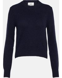 Ami Paris - Cahsmere Blend Sweater - Lyst