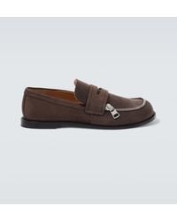 JW Anderson - Loafers Aus Veloursleder - Lyst