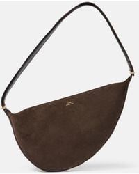 TOTEME - Scooped Suede Shoulder Bag - Lyst