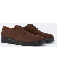Tod's - Suede Lace-Up Shoes - Lyst