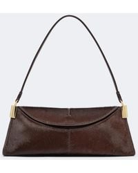 Balmain - 64-83 Small Calf Hair Shoulder Bag - Lyst