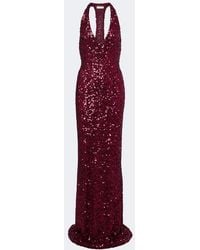The Sei - Sequined Halterneck Gown - Lyst