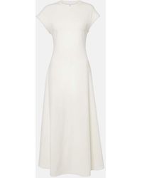 Proenza Schouler - Vestido Midi Label Melanie De Mezcla De Algodon - Lyst