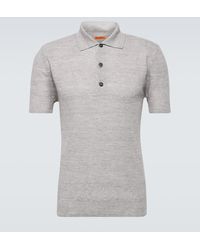 Barena - Marco Slissa Linen-blend Polo Shirt - Lyst