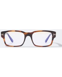 Tom Ford - T Rectangular Glasses - Lyst