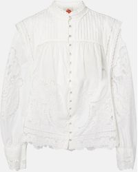 FARM Rio - Embroidery Cotton Blouse - Lyst