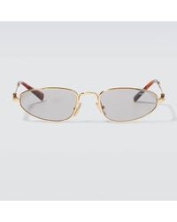Miu Miu - Ovale Sonnenbrille - Lyst
