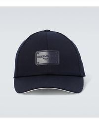 Dolce & Gabbana - Midnight Stretch Cotton Baseball Cap - Lyst