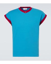 Versace - Medusa Cotton-Blend Jersey T-Shirt - Lyst