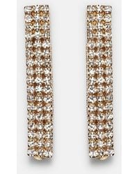 SHAY - 18Kt Hoop Earrings With Diamonds - Lyst