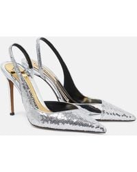 Alexandre Vauthier - Sequined 105 Slingback Pumps - Lyst