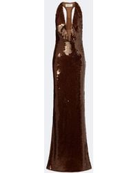 The New Arrivals Ilkyaz Ozel - Olympia Sequined Gown - Lyst