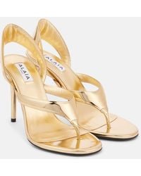 Alaïa - Infradito Heeled Sandals - Lyst