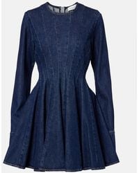 Sportmax - Aereo Denim Minidress - Lyst