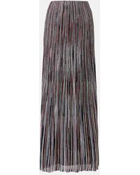 Missoni - Striped Lame Maxi Skirt - Lyst