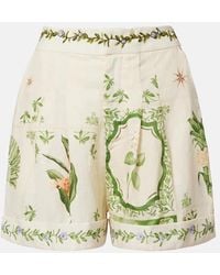 Agua Bendita - Bermuda-Shorts Rommy Aus Leinen - Lyst
