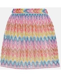 Missoni - Minirock Aus Haekelstrick - Lyst