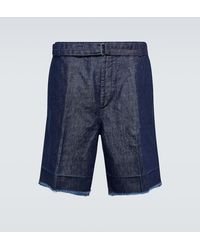 Lanvin - Bermuda-Shorts aus Denim - Lyst