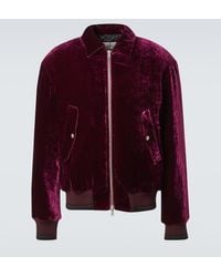 Dries Van Noten - Bomberjacke Aus Samt - Lyst