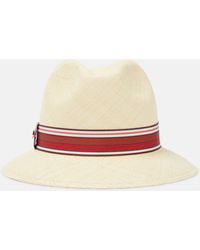 Loro Piana - The Suitcase Stripe Ingrid Straw Panama Hat - Lyst