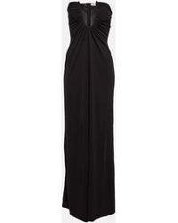 Christopher Esber - Ruched Strapless Maxi Dress - Lyst