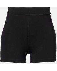 Wardrobe NYC - High-Rise Jersey Shorts - Lyst