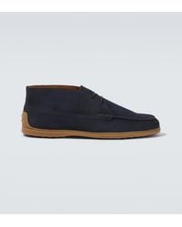 Tod's - Suede Desert Boots - Lyst