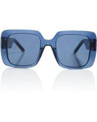 Dior Wildior S3u Square Sunglasses - Blue