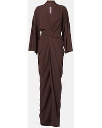 Rick Owens - Satin Wrap Gown - Lyst