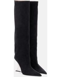 Paris Texas - Nina 105 Suede Knee-High Boots - Lyst