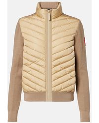 Canada Goose - Hybridge Down-Paneled Wool Jacket - Lyst