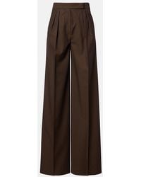 Max Mara - Quorum Virgin Wool Wide-Leg Pants - Lyst