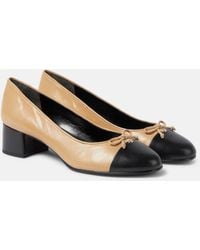 Tory Burch - Bow-detail Leather Pumps - Lyst