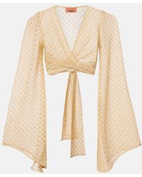 Missoni - Lame Crop Top - Lyst